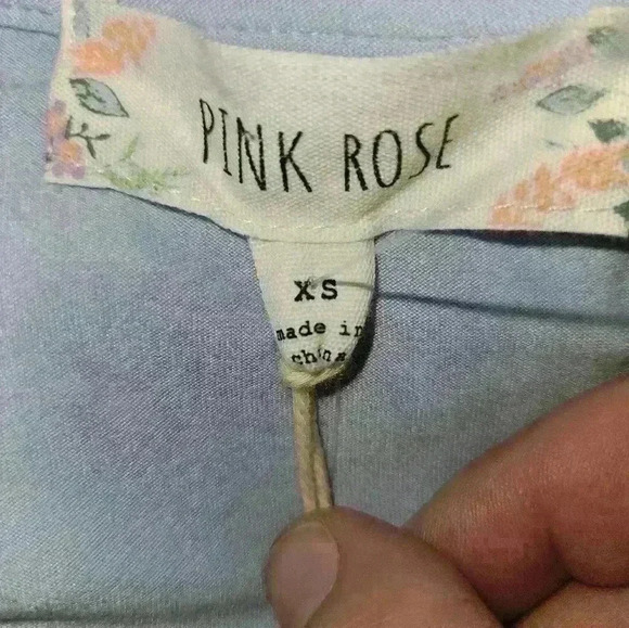 Pink Rose Womans Dress Size xs - Picture 9 of 10